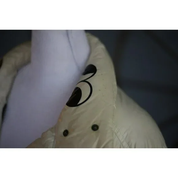 RARE Moncler White Down Puffer Jacket Size 1 / Small $1,925